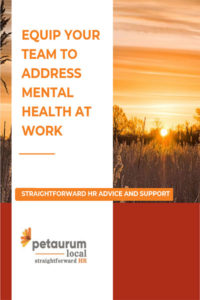 Equip your team to address mental health at work